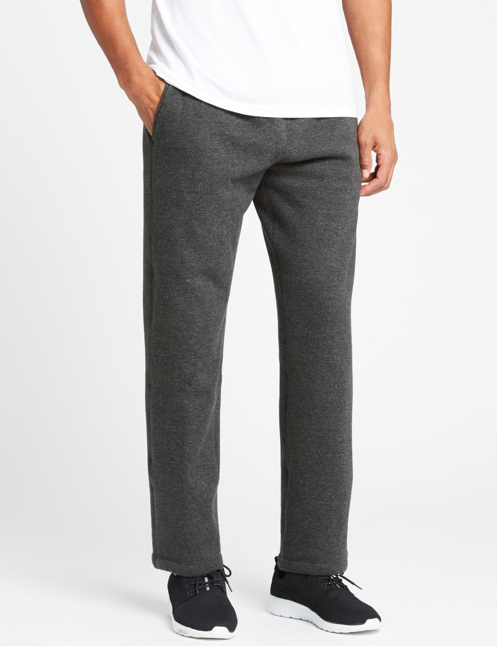 Pure Cotton Textured Joggers M S Collection M S