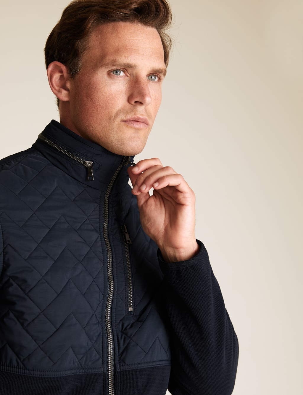 Waffle Zip Up Jacket 5 of 7