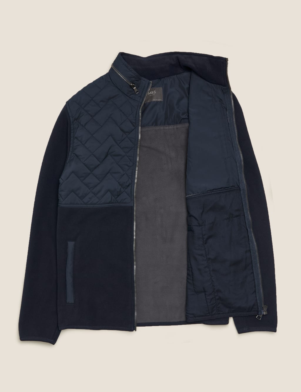 Waffle Zip Up Jacket 7 of 7