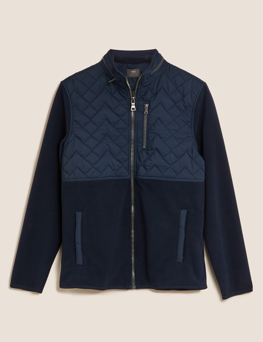 Waffle Zip Up Jacket 2 of 7