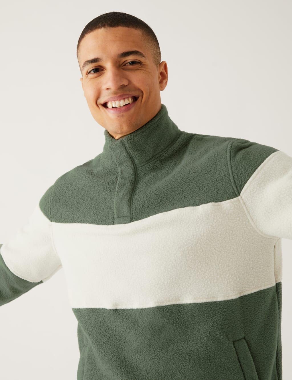 Half Zip Polar Fleece Jacket 1 of 5