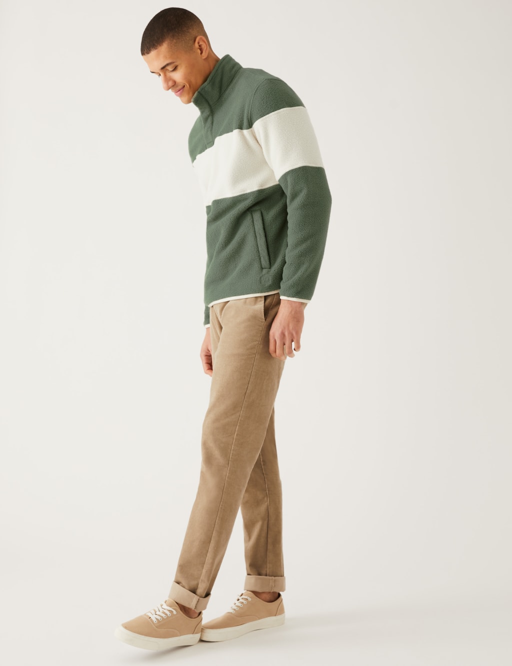 Half Zip Polar Fleece Jacket 3 of 5