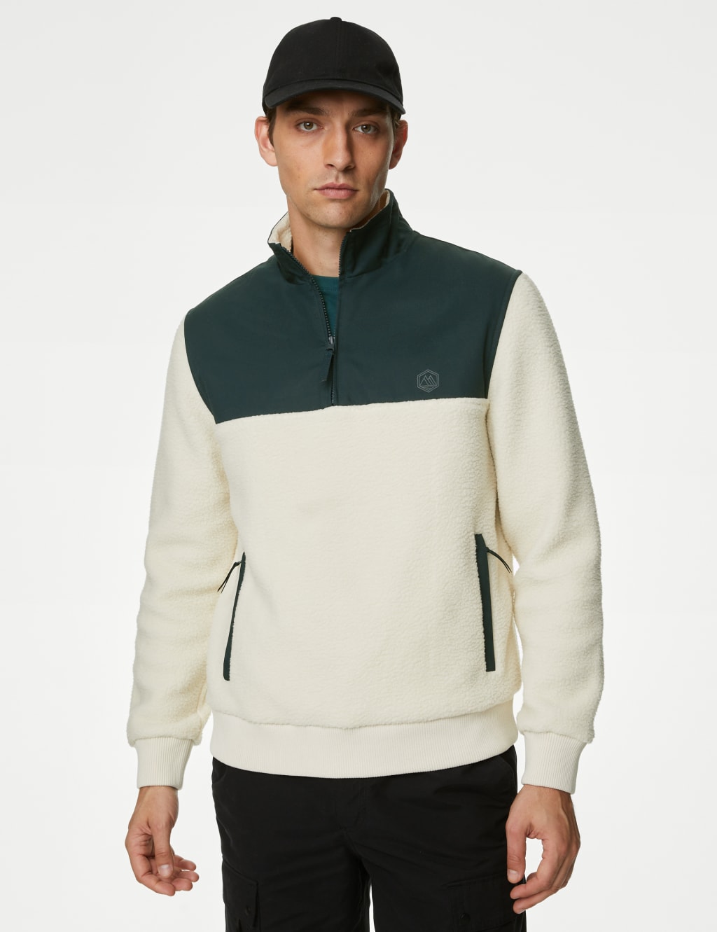 Recycled Polar Fleece Half Zip Jacket 4 of 5