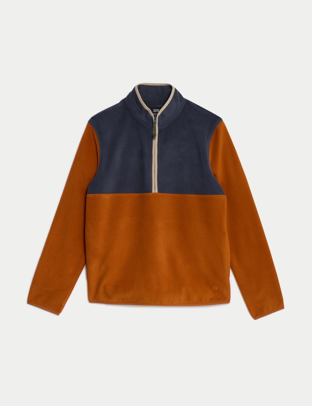 Half Zip Colour Block Micro Fleece Goodmove M S