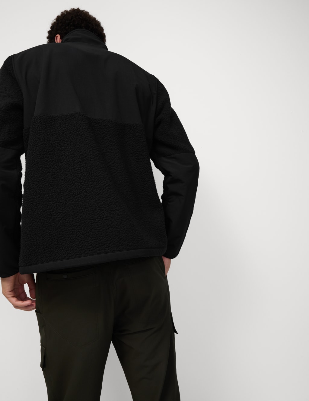 Marks and spencer zip up fleece on sale