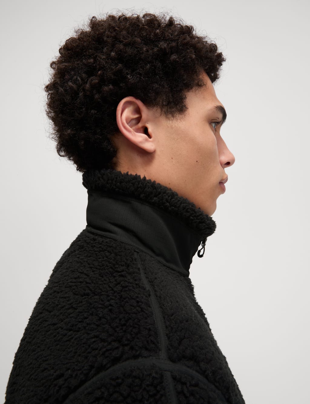 Marks and spencer funnel neck fleece online