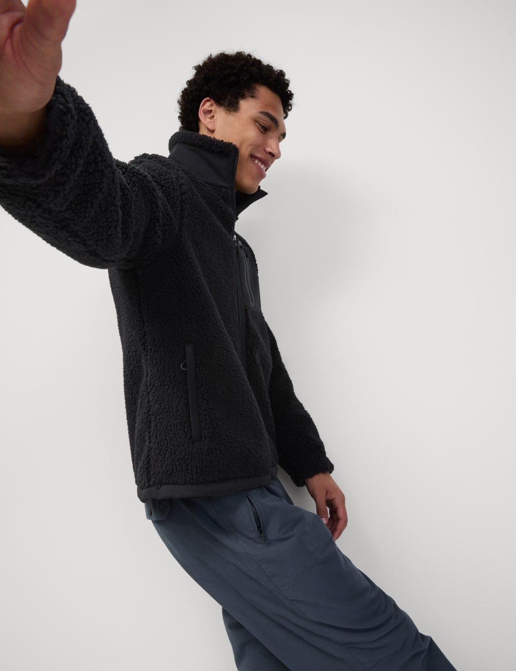 Funnel Neck Fleece Jacket Goodmove M S