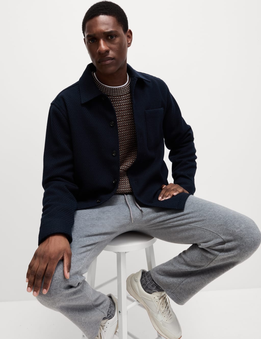 M&s mens fleece joggers 2025