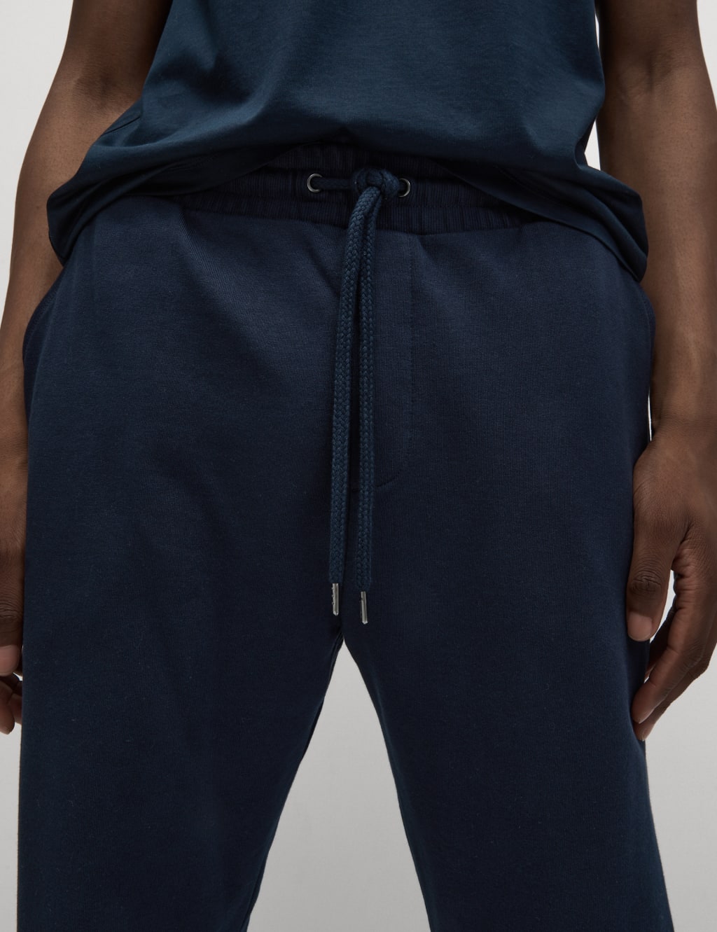 Pure Cotton Fleece Lined Joggers 3 of 6