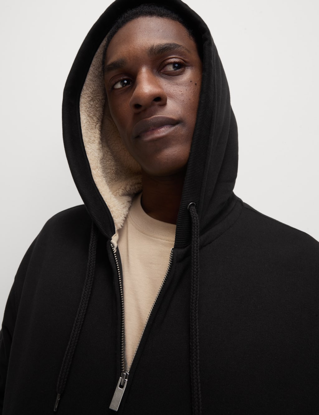 Pure Cotton Fleece Lined Hoodie
