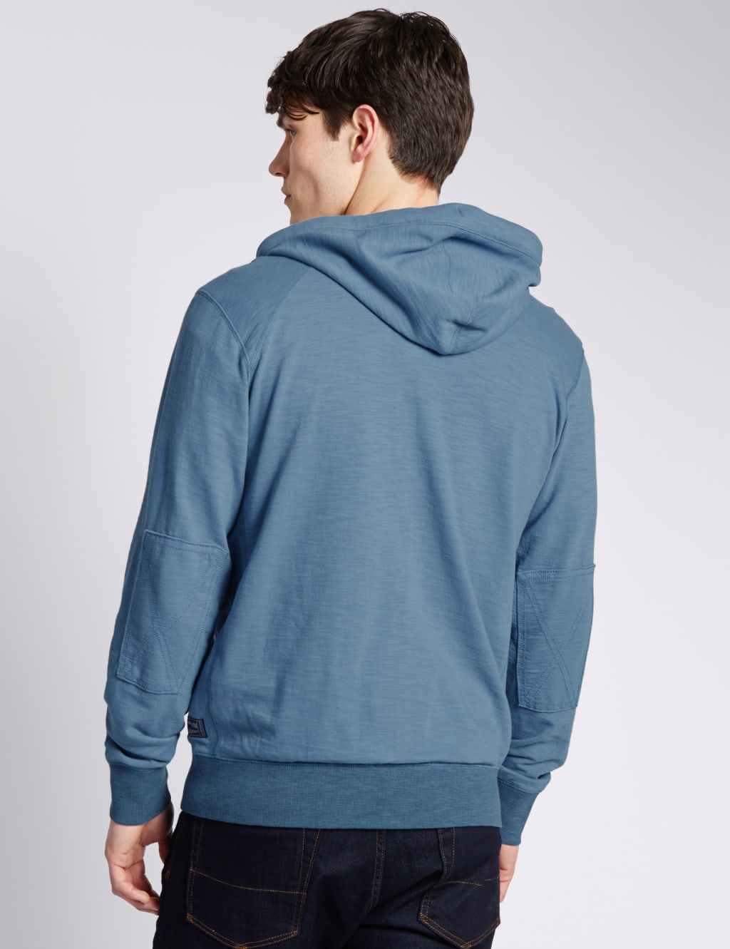 Pure Cotton Tailored Fit Lightweight Hooded Top North Coast M S