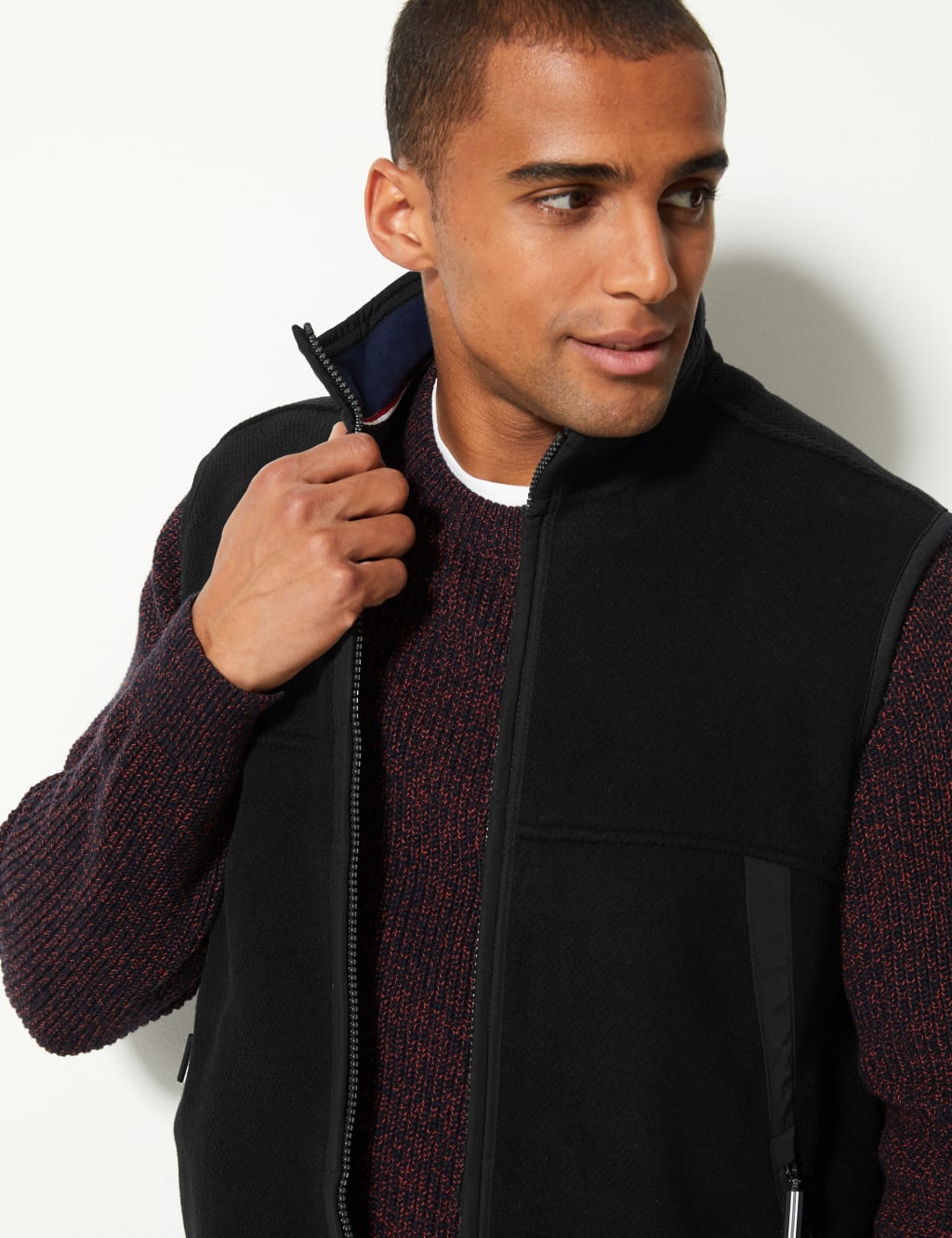 Textured Fleece Gilet with Stormwear™ 3 of 5