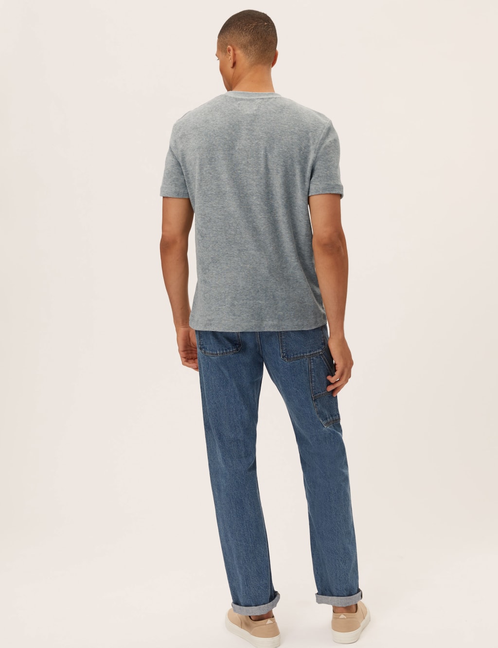 Cotton Rich Towelling T-Shirt 4 of 5