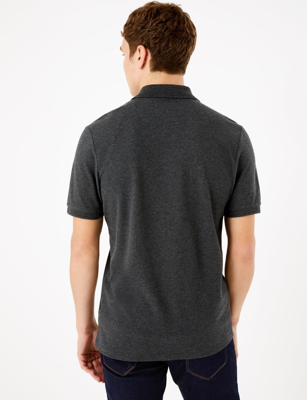 Cotton Rich Textured Polo Shirt 4 of 4