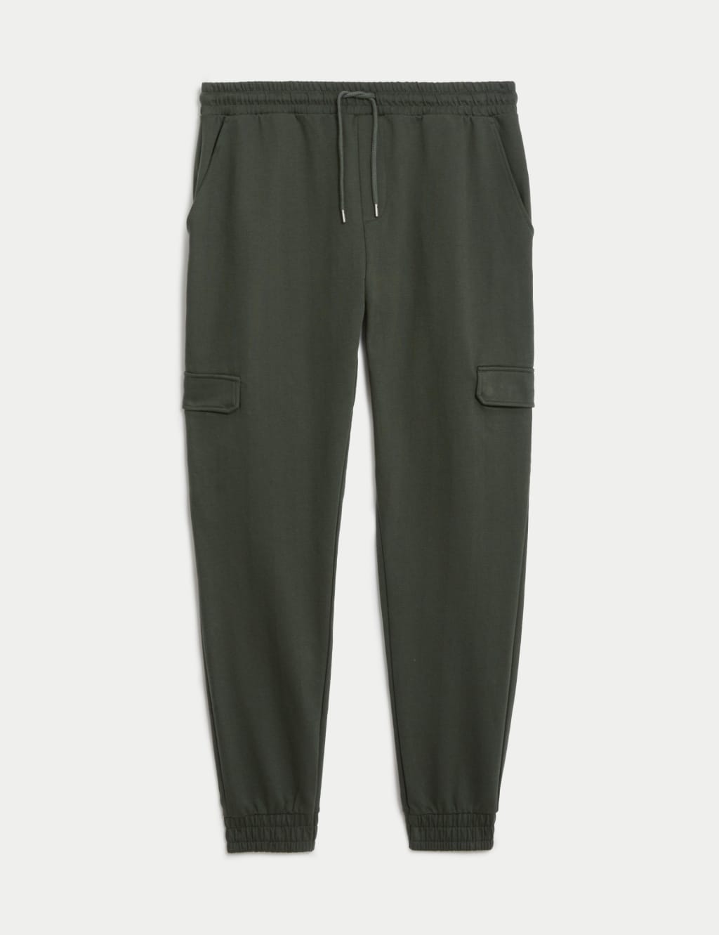 Cotton Rich Textured Cargo Joggers