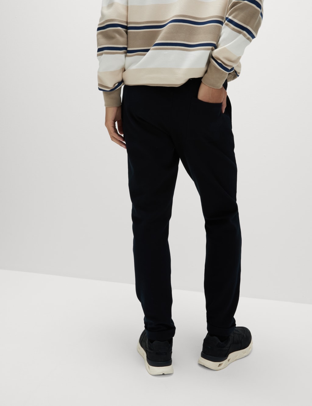 Smart Tapered Joggers with Stretch 5 of 5
