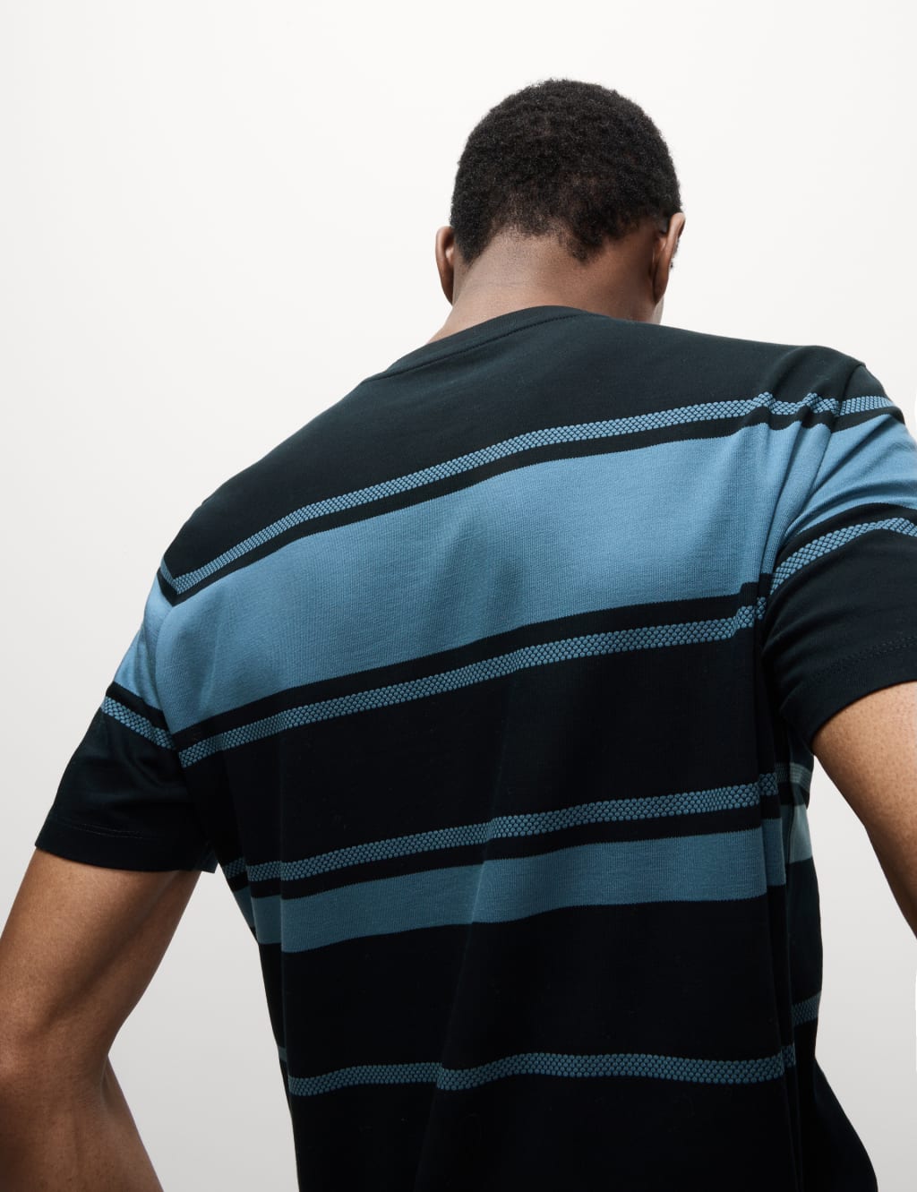 Pure Cotton Striped T-Shirt 3 of 5