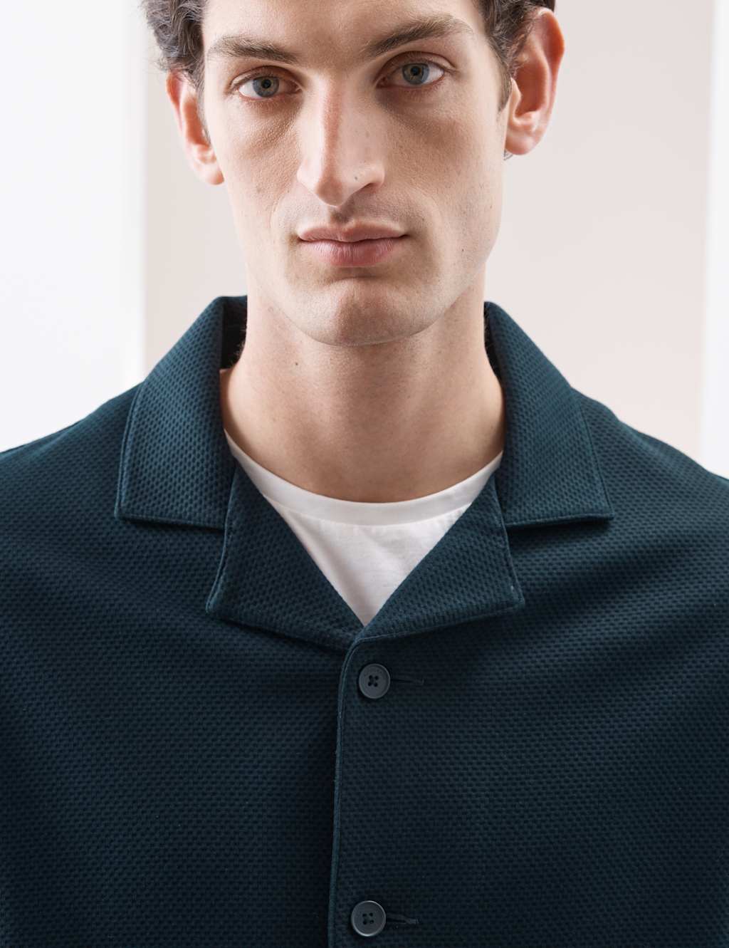 Pure Cotton Waffle Overshirt 4 of 8