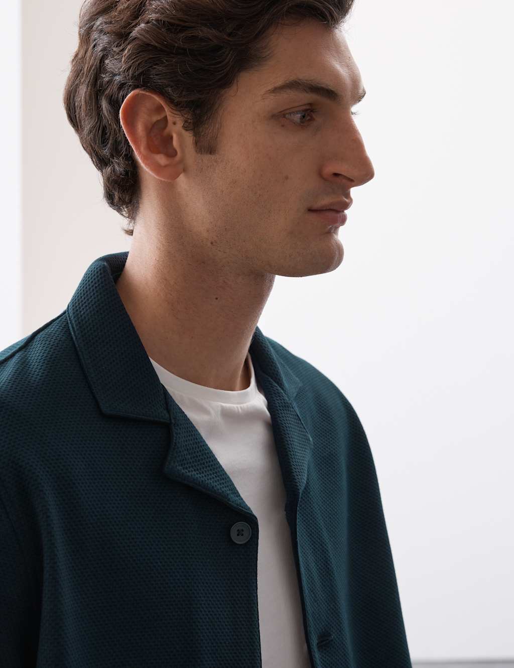 Pure Cotton Waffle Overshirt 7 of 8