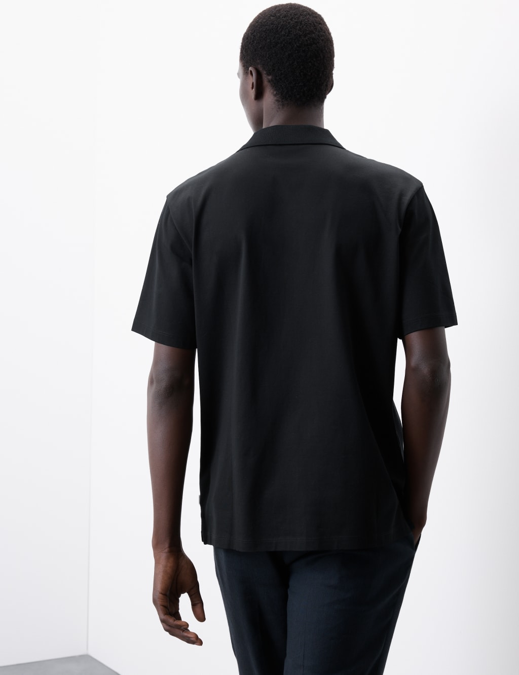 Pure Cotton Revere Polo Shirt 7 of 7