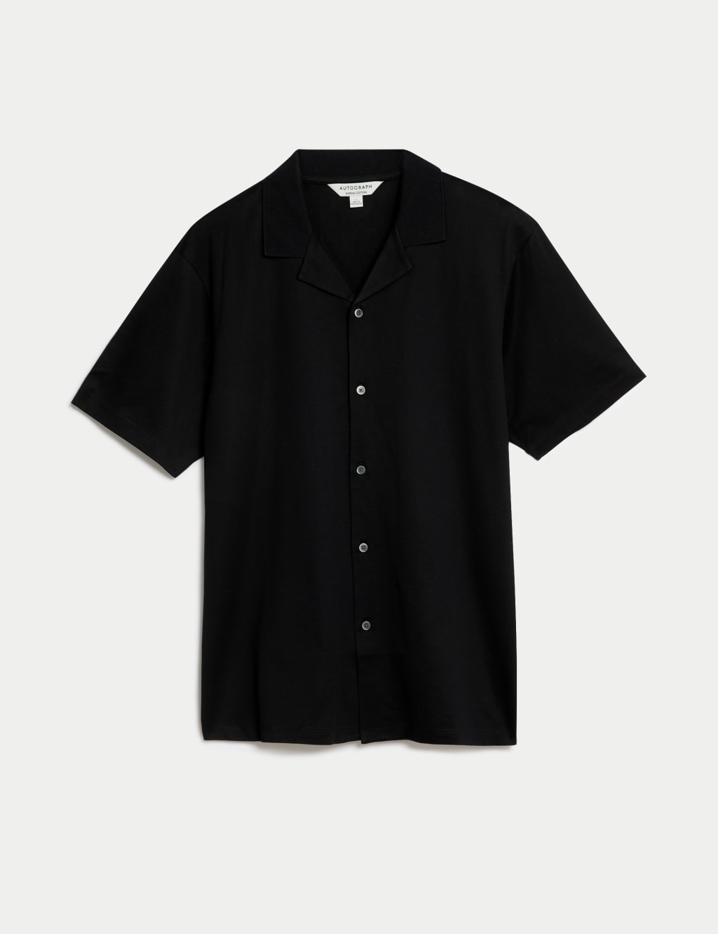Pure Cotton Revere Polo Shirt Autograph M S