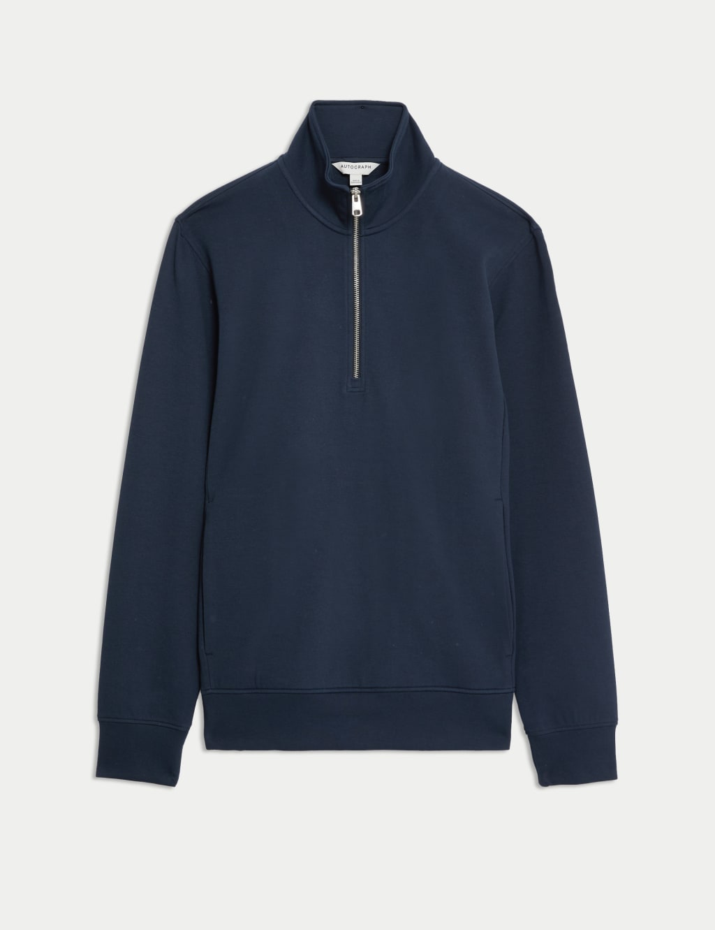 Cotton Rich Half Zip Sweatshirt 2 of 6