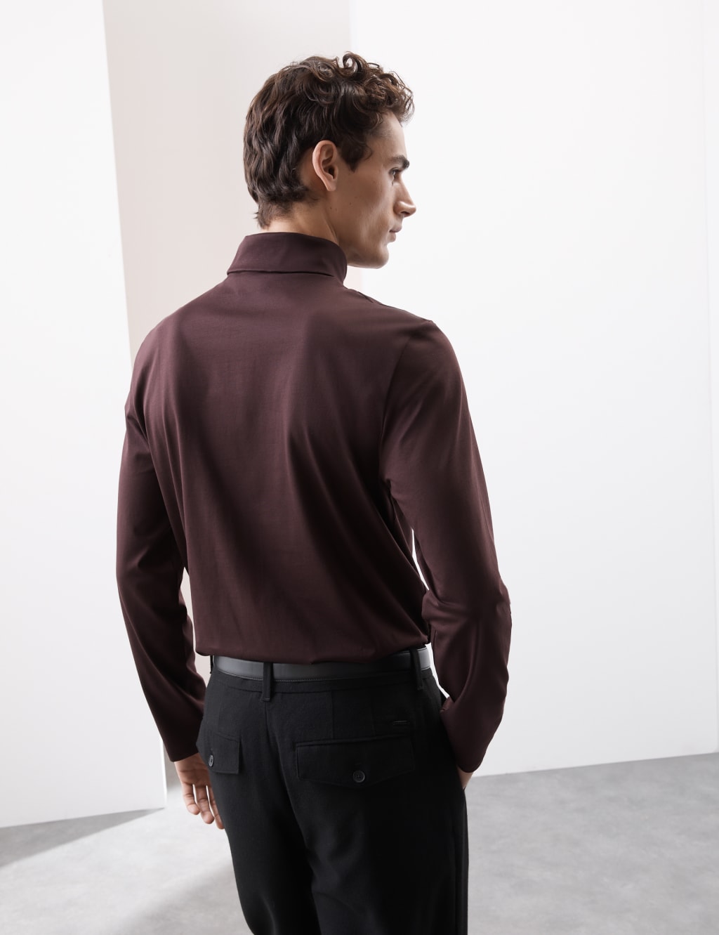 Pure Supima® Cotton Long Sleeve T-Shirt 4 of 6