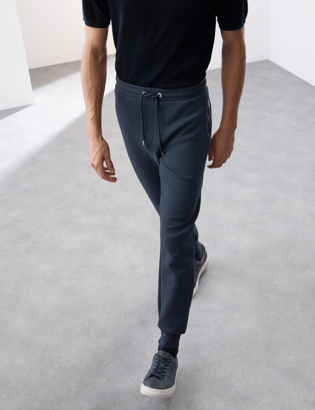 Regular Fit Cotton Rich Cuffed Joggers 1 of 6