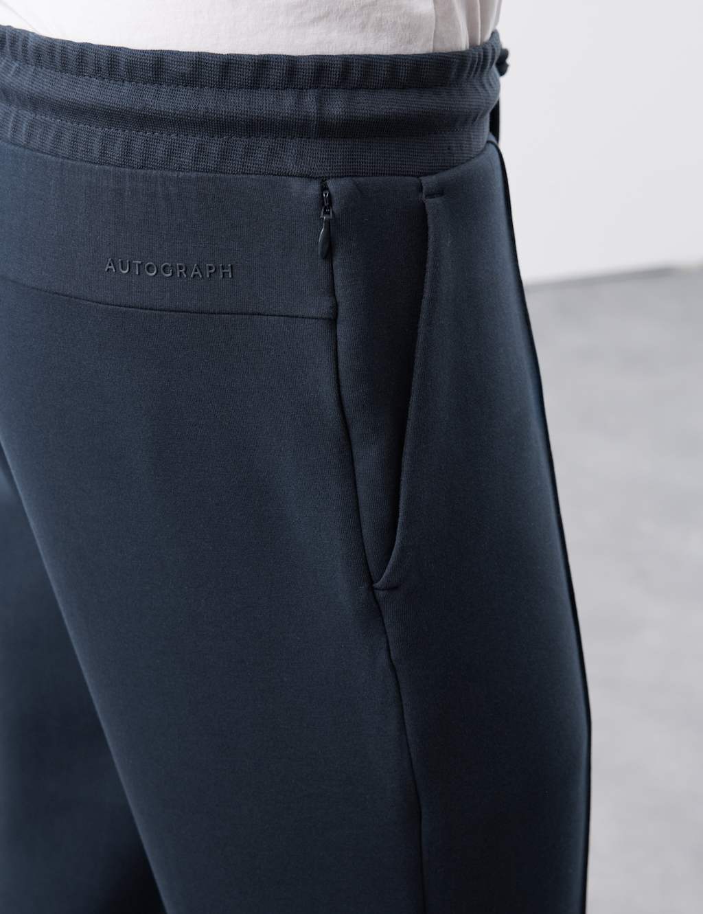 Cotton Rich Pintuck Straight Leg Joggers 7 of 7