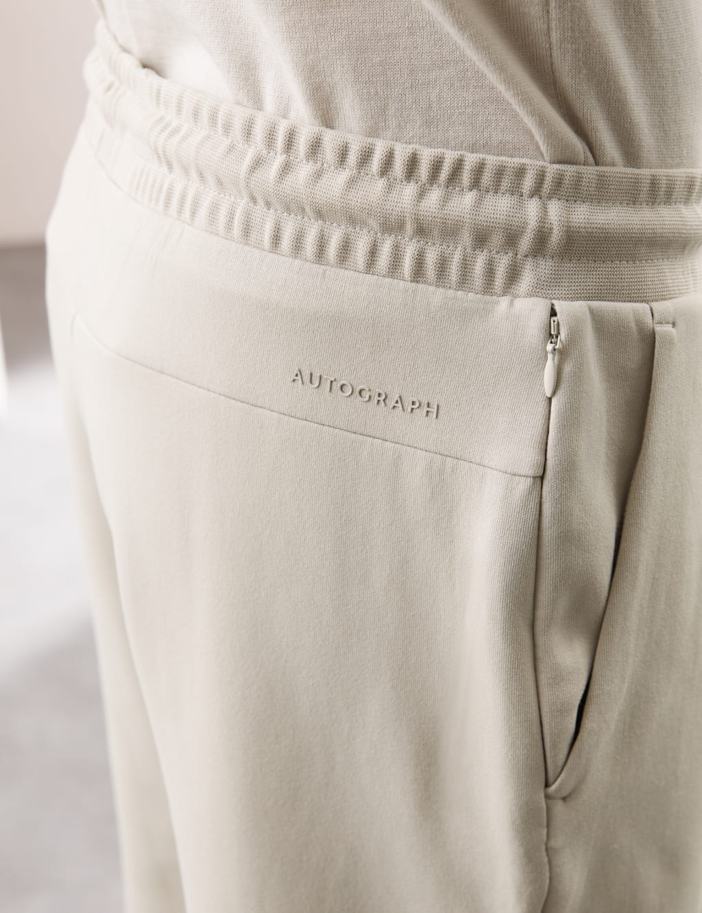 Cotton Rich Pintuck Straight Leg Joggers 6 of 7