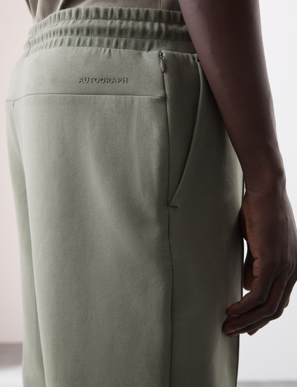 Cotton Rich Pintuck Straight Leg Joggers 6 of 6