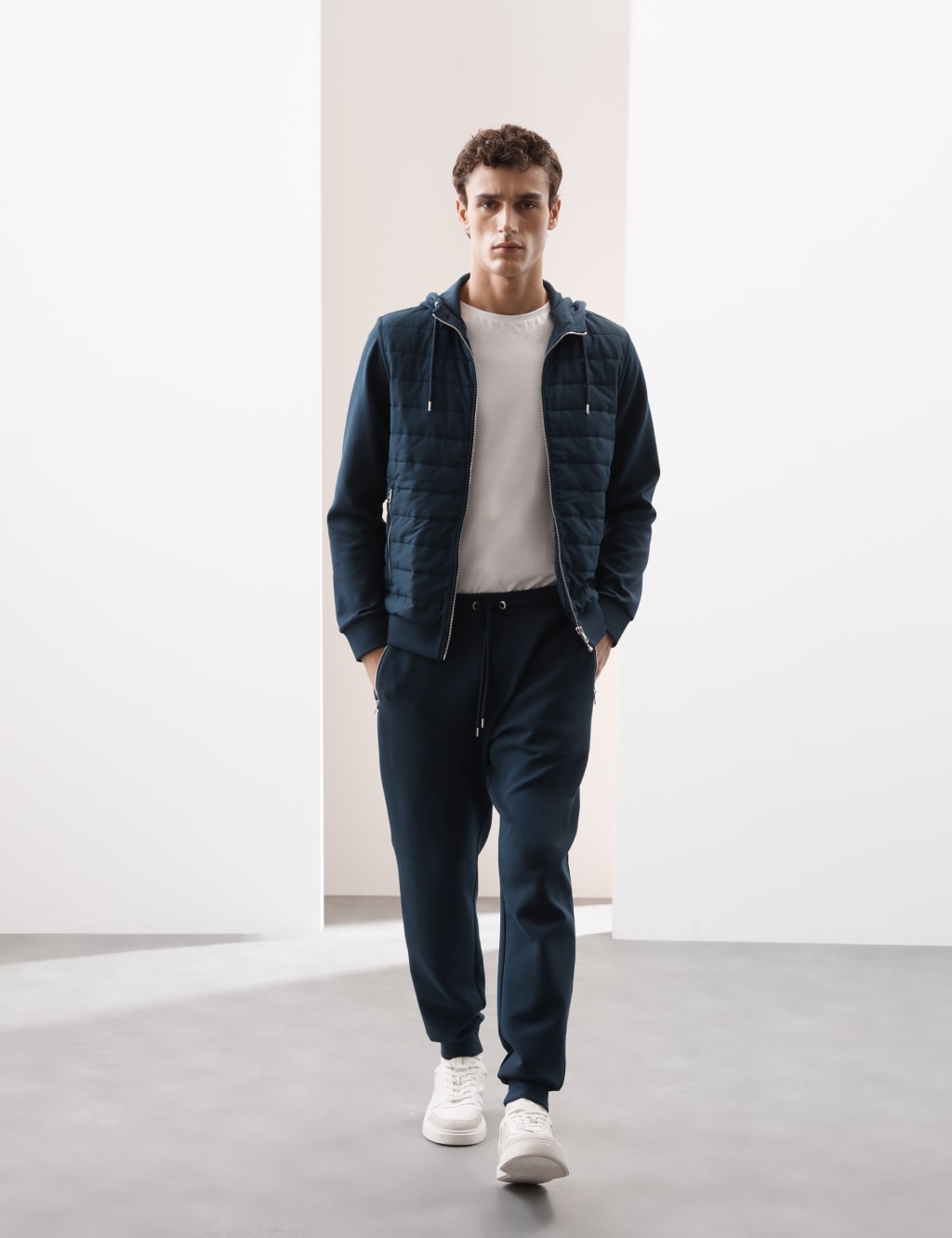 Cotton Rich Zip Up Hooded Jacket with Stormwear™ 3 of 6