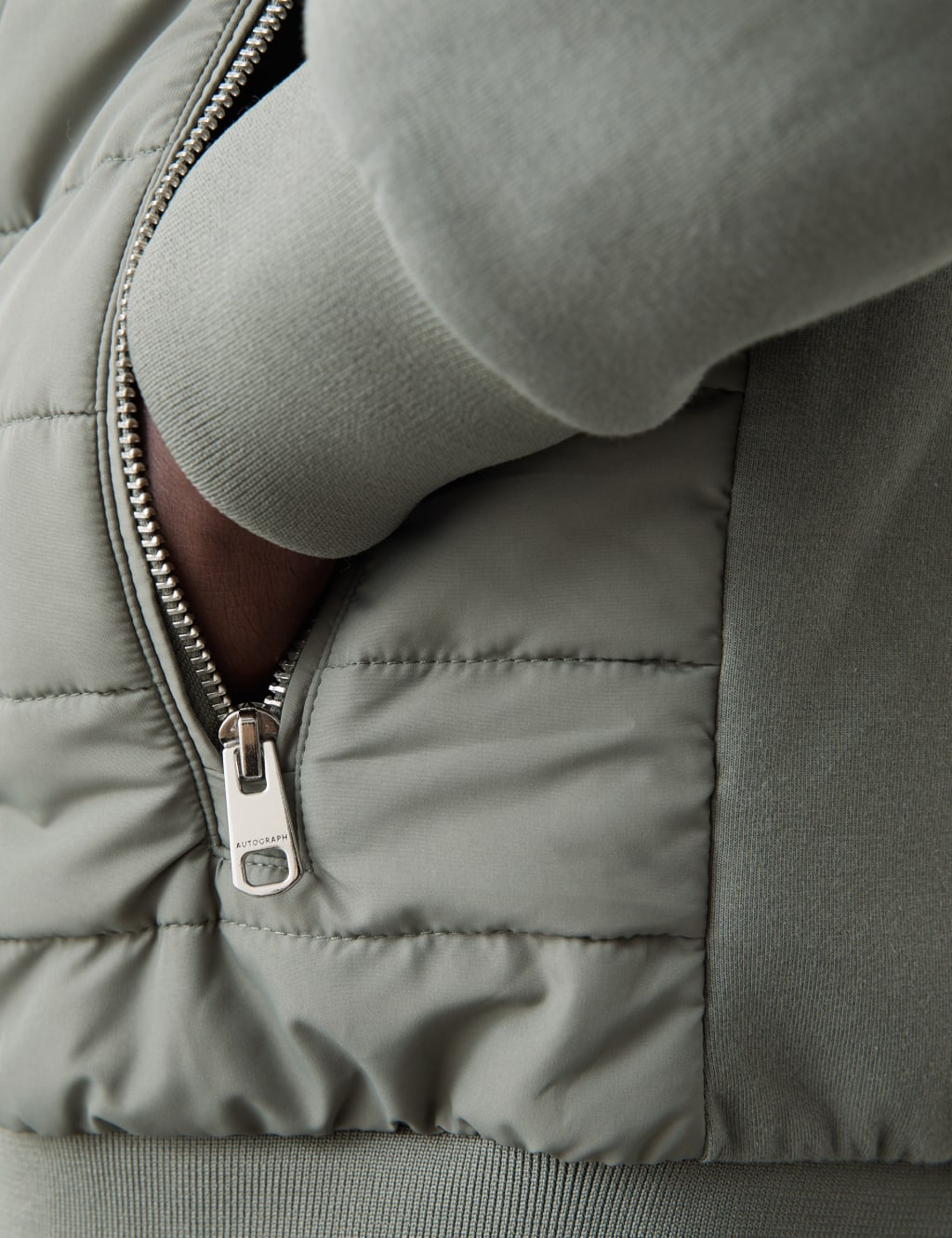 Cotton Rich Zip Up Hooded Jacket with Stormwear™ 5 of 7