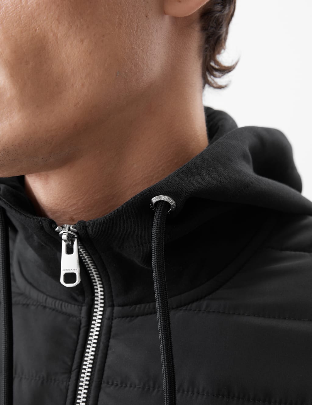 Cotton Rich Zip Up Hooded Jacket with Stormwear™ 4 of 7