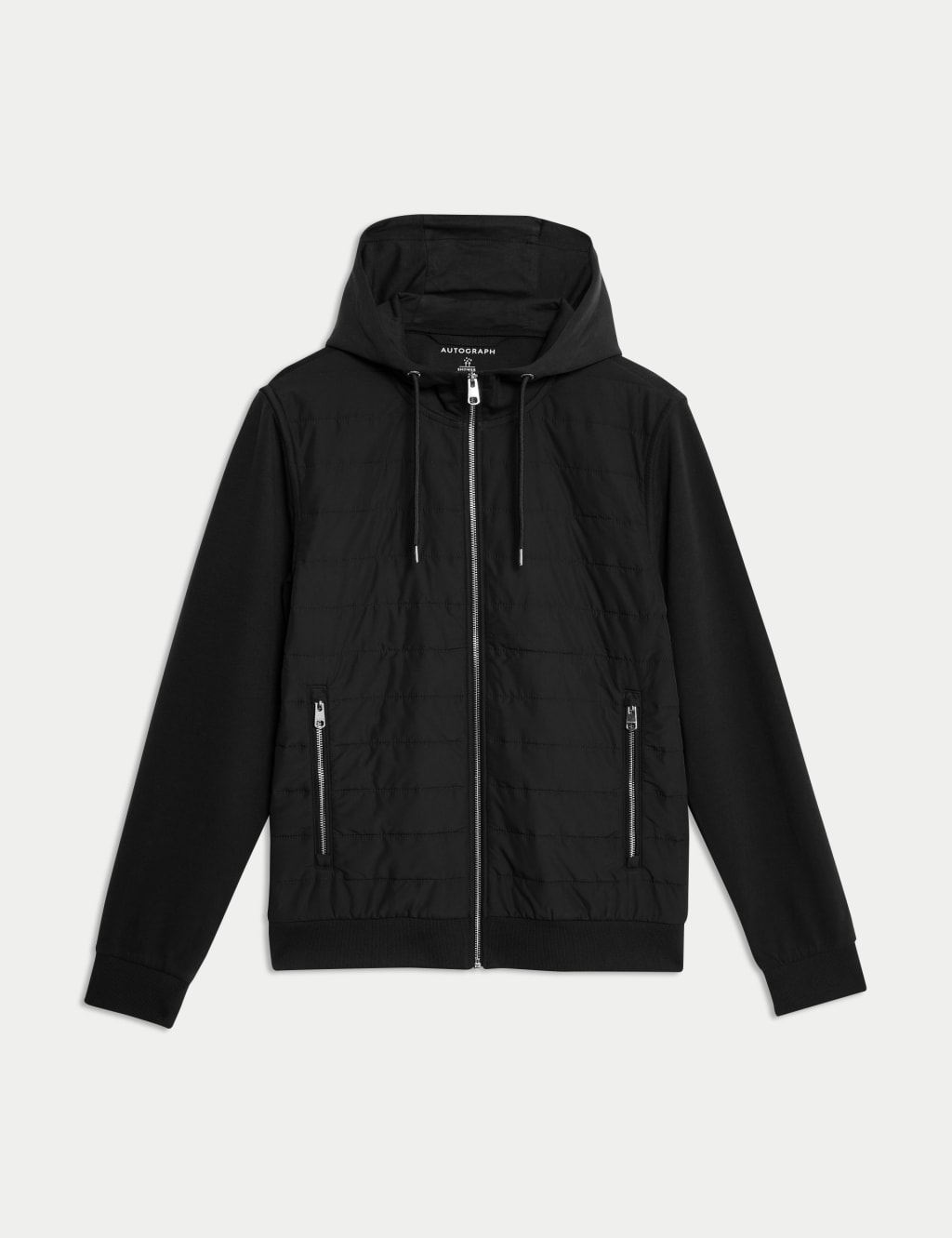 Cotton Rich Zip Up Hooded Jacket with Stormwear™ 2 of 7