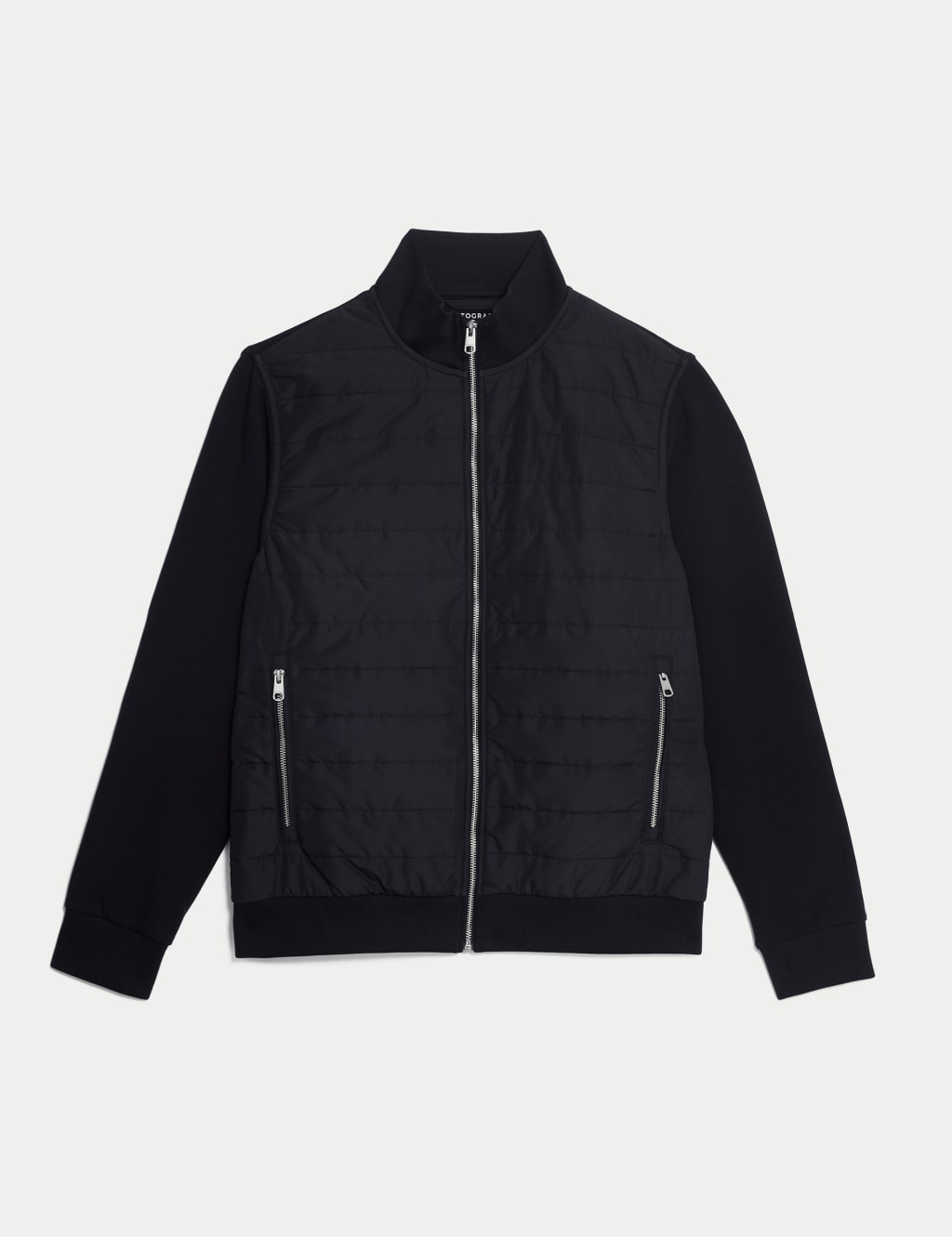 Cotton Rich Zip Up Quilted Jacket 2 of 7