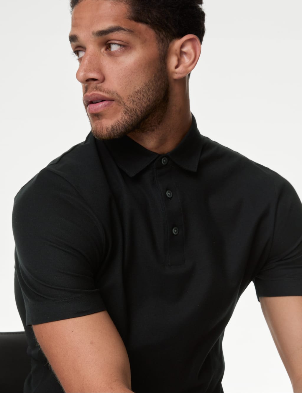 Pure Cotton Micro Pique Polo shirt