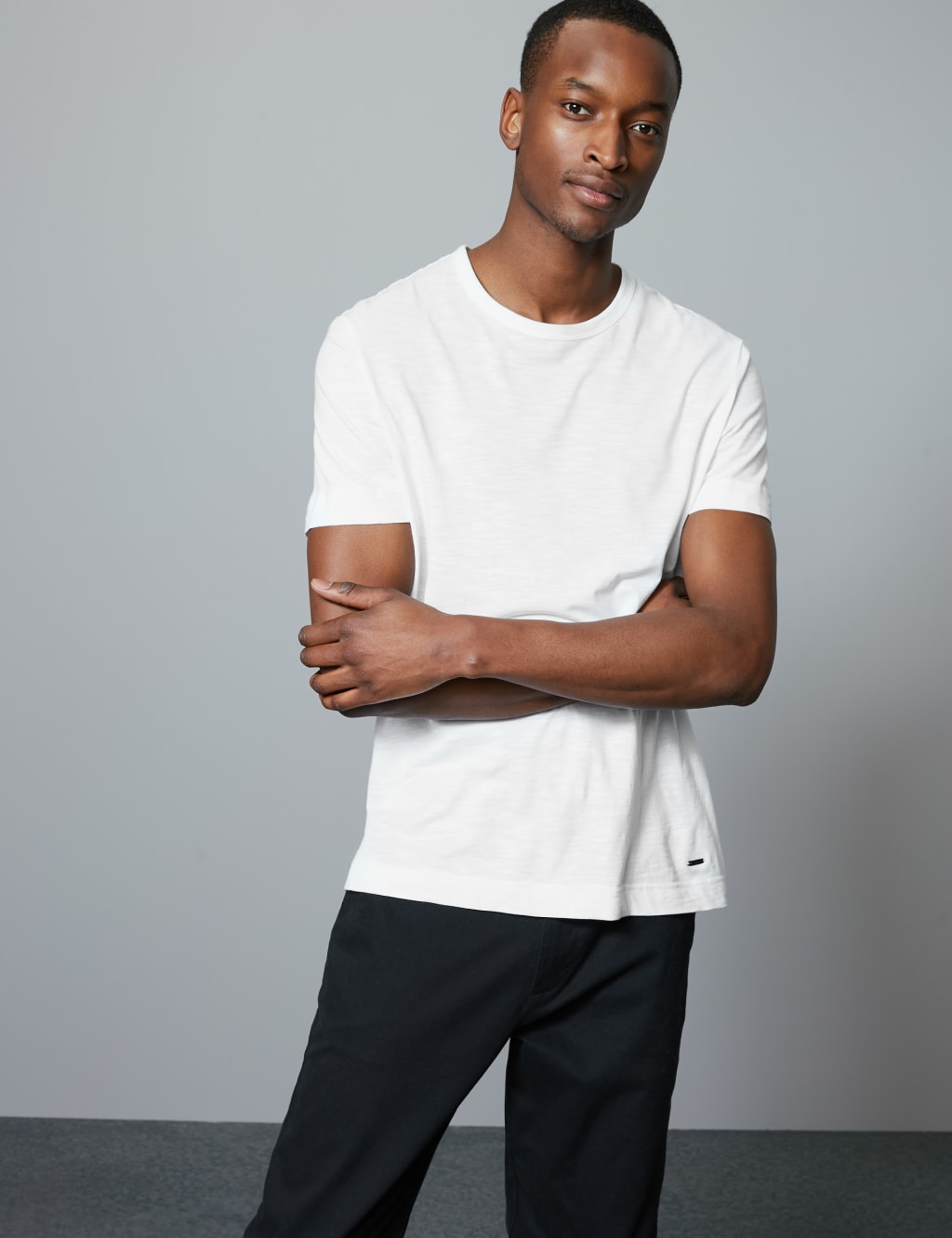 Supima cotton crew neck outlet