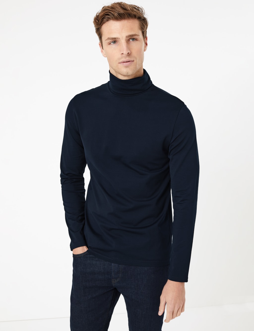 Marks and spencer roll neck top clearance