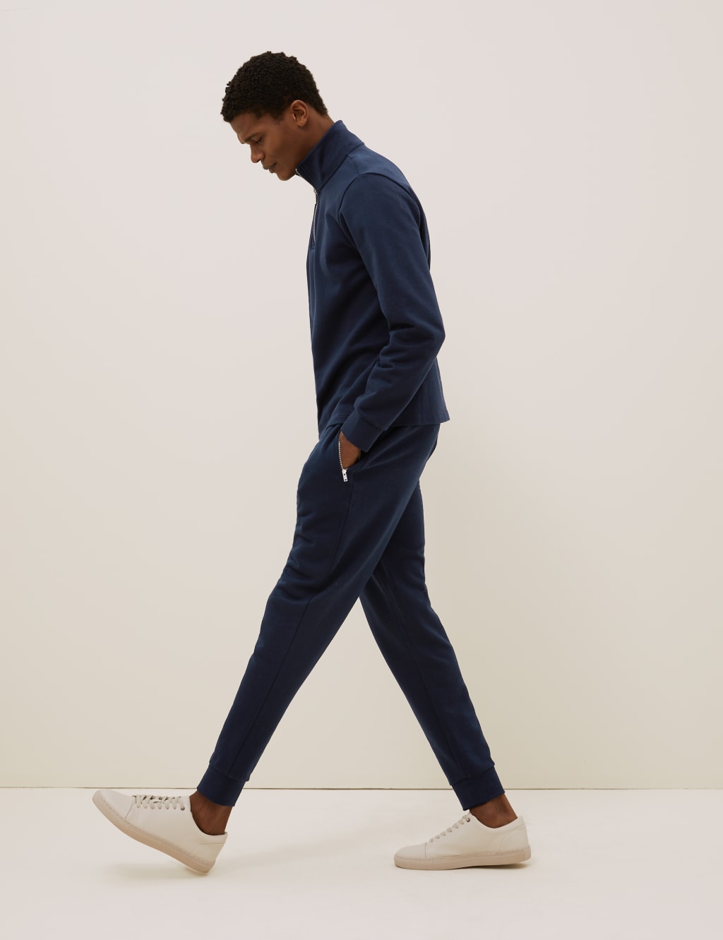 Cuffed Pure Cotton Smart Joggers 6 of 6