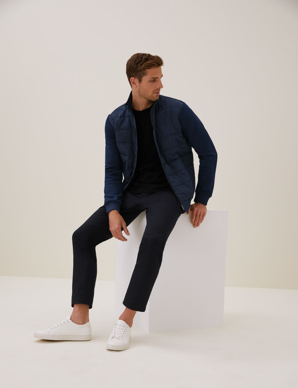 M&s mens quilted jackets sale