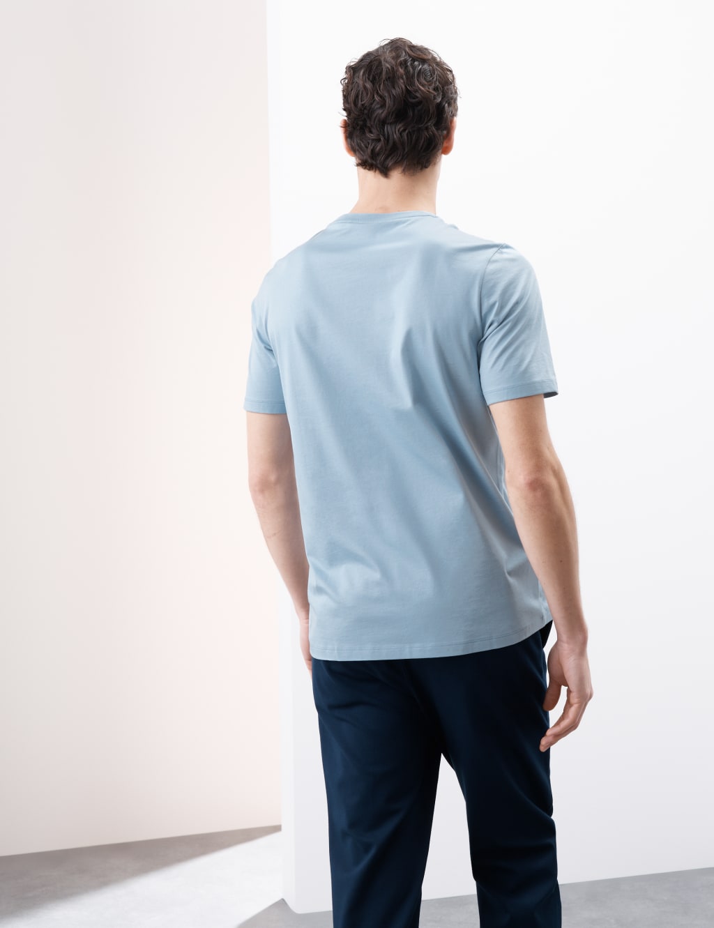 Pure Supima® Cotton Crew Neck T-shirt 7 of 7