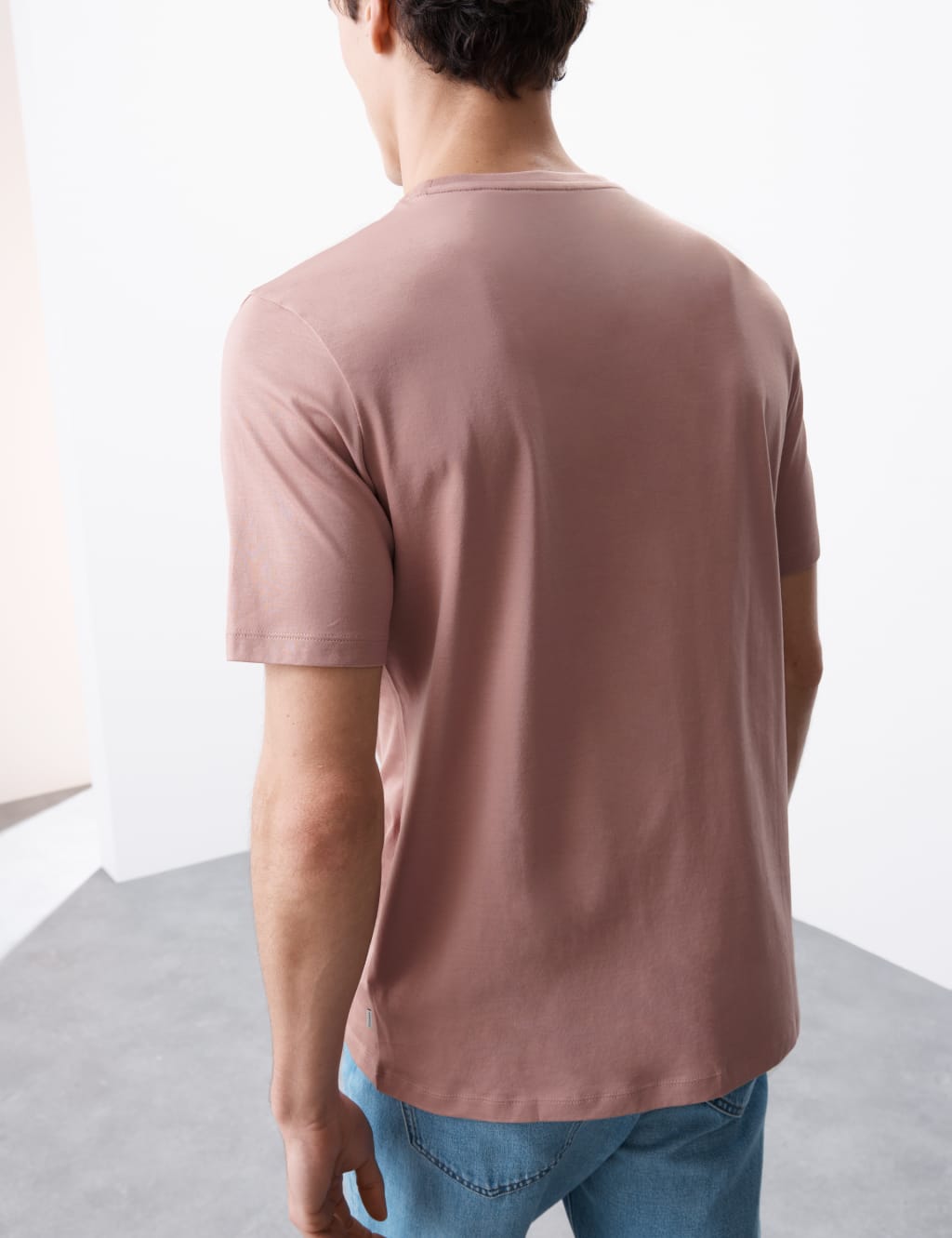 Pure Supima® Cotton Crew Neck T-shirt 3 of 6
