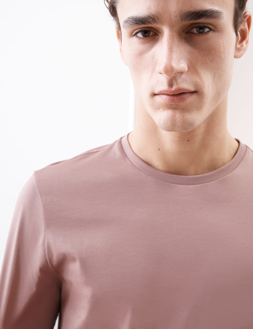 Pure Supima® Cotton Crew Neck T-shirt 4 of 6