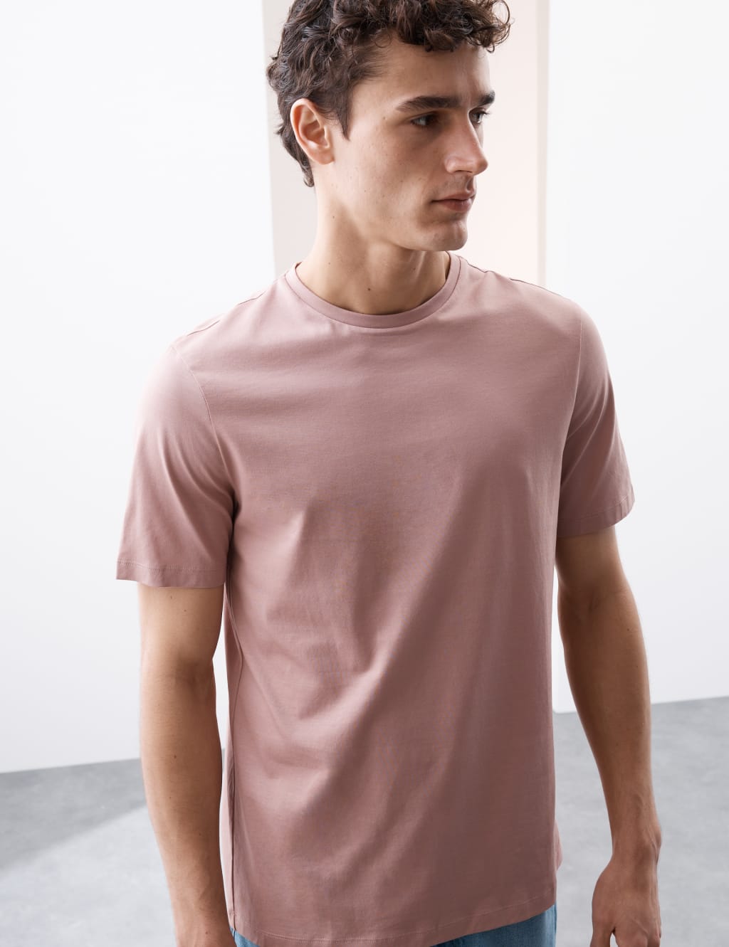 Pure Supima® Cotton Crew Neck T-shirt 6 of 6