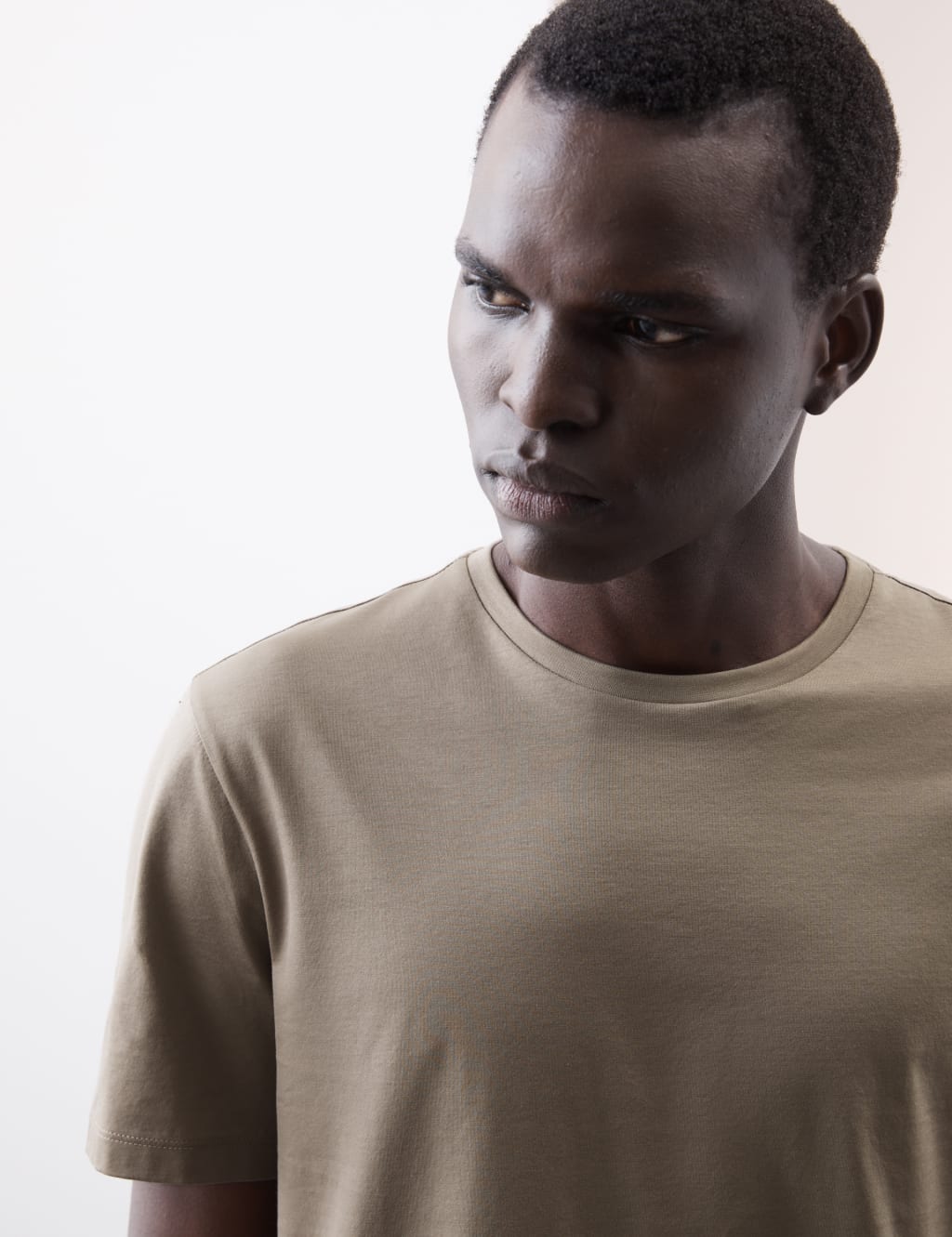 Pure Supima® Cotton Crew Neck T-shirt 4 of 4