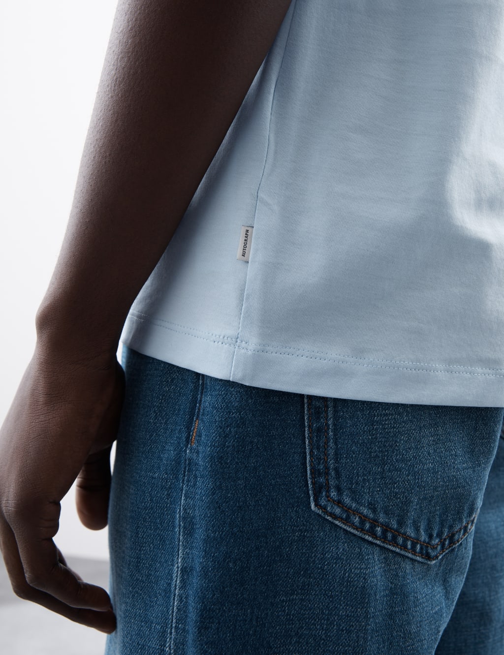 Pure Supima® Cotton Crew Neck T-shirt 3 of 6