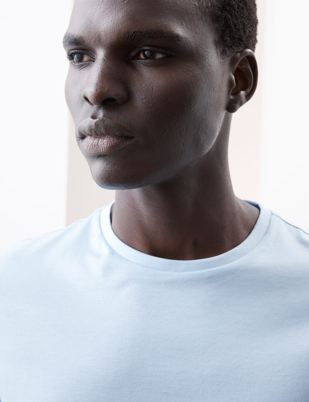 Pure Supima® Cotton Crew Neck T-shirt 5 of 6