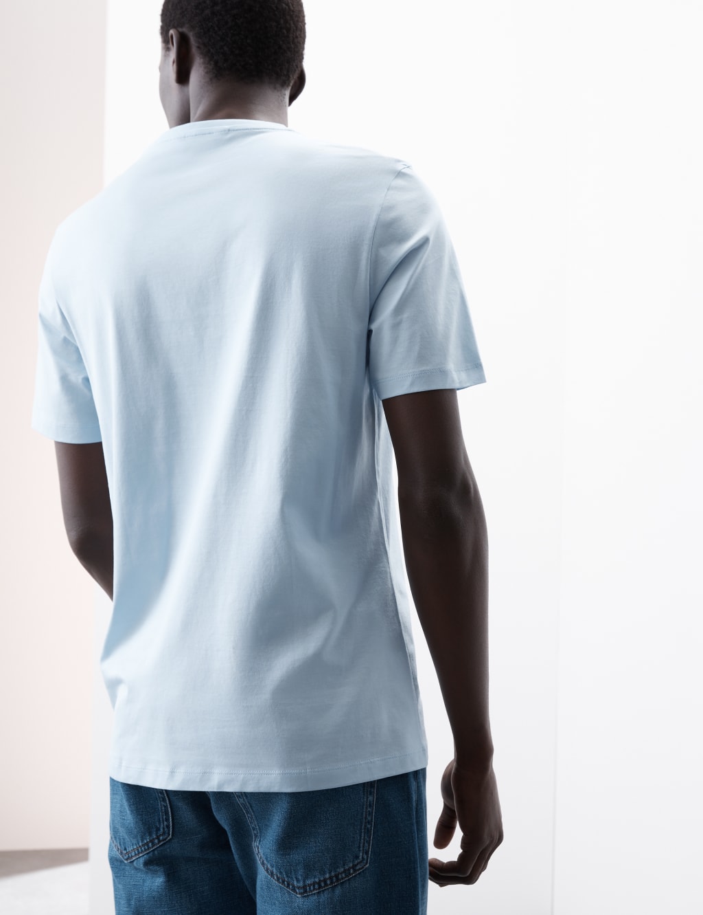 Pure Supima® Cotton Crew Neck T-shirt 6 of 6