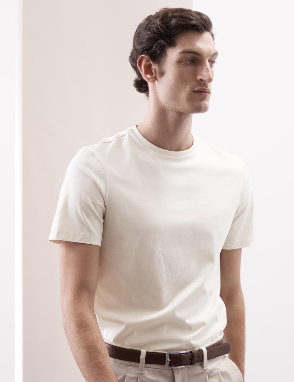 Pure Supima® Cotton Crew Neck T-shirt 6 of 7